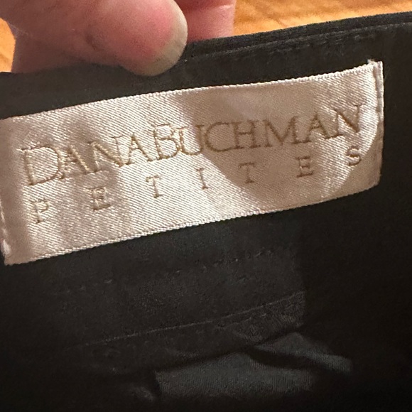 Dana Buchman Black Plain Midi Skirt Zipper In Back SZ P10 Great Condition - Picture 9 of 11